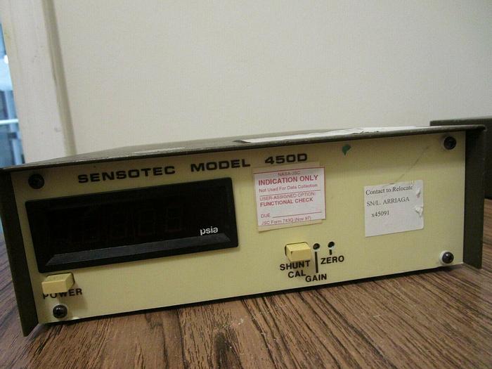 Used Sensotec 450D Digital Pressure Readout Lot of (3)