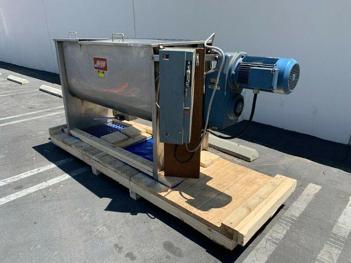 Used Jaygo 20 Cu Ft  Stainless Steel Ribbon Blender w/ 7.5 HP Motor