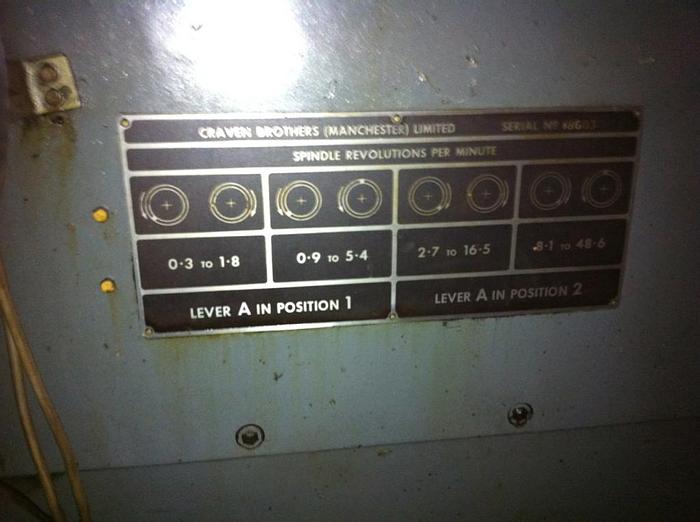 Usato Tornio parallelo CRAVEN 80,5”