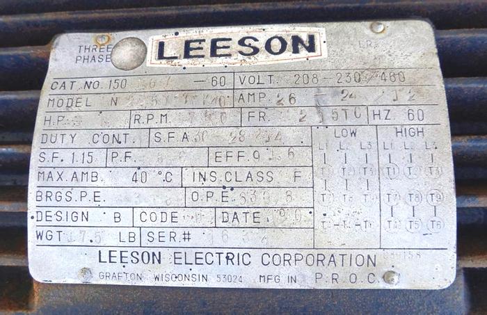 Used Mixer, Agitator, 15 HP, S/st, 1-1/2" x 10' Shaft, S742838 #S742838