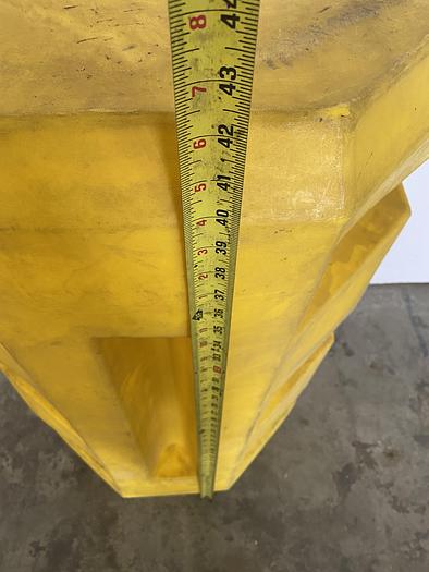 Used Poly Structural Industrial Column Protector 8 1/2" x 8 1/2" Square Opening 42" H