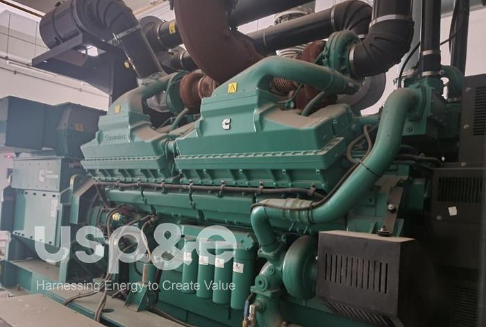 Used 2.2 MW 1999 Used Cummins QSK60-G9 Diesel Generator Sets