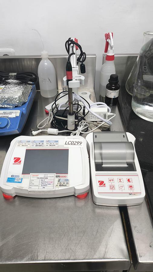 Used PH Meter With Printer - Ohaus - ST5000 - LC0239, LC0299