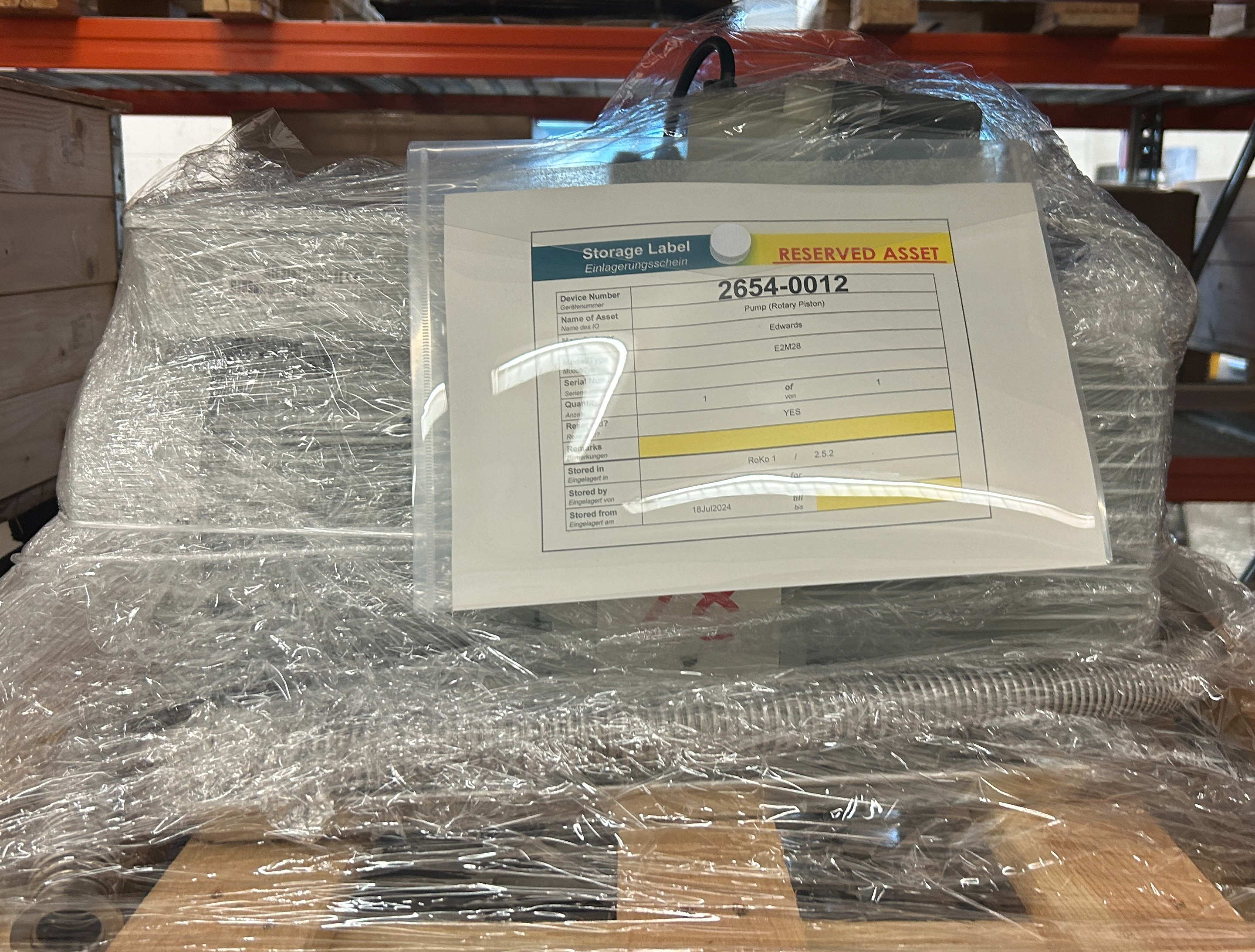 Used Pump (Rotary Piston) - Edwards - E2M28 - BTH210