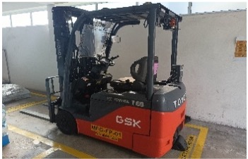 Used Toyota Battery Forklift - Toyota / 8FBE18 - SG136 