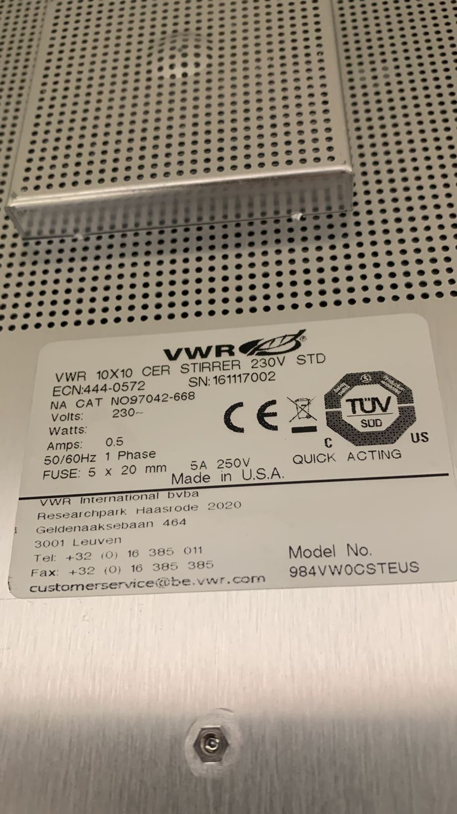 Used Magnetic Stirrer - VWR - X.06.159