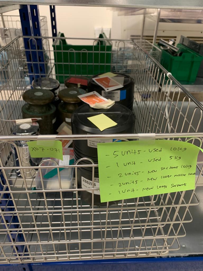 Used Calibration Weight - X07.071