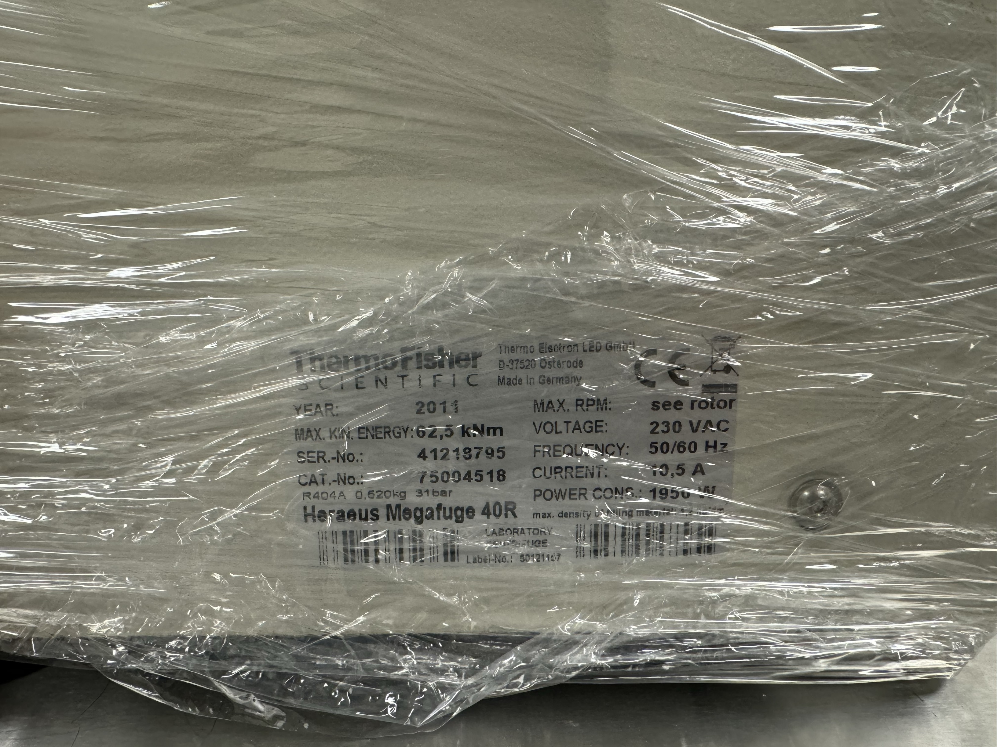 Used Centrifuge - Thermo Scientific