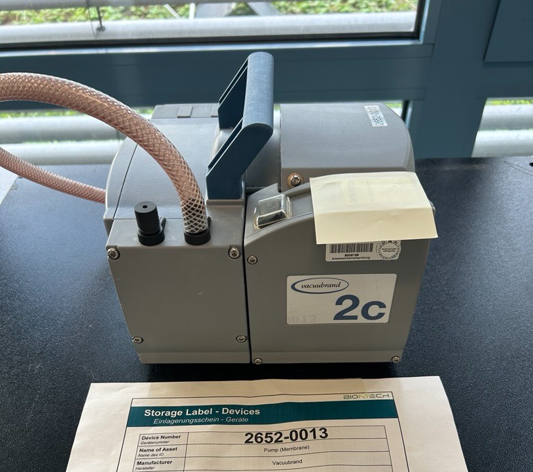 Used Pump - Vacuubrand - MZ 2C NT - BTH122