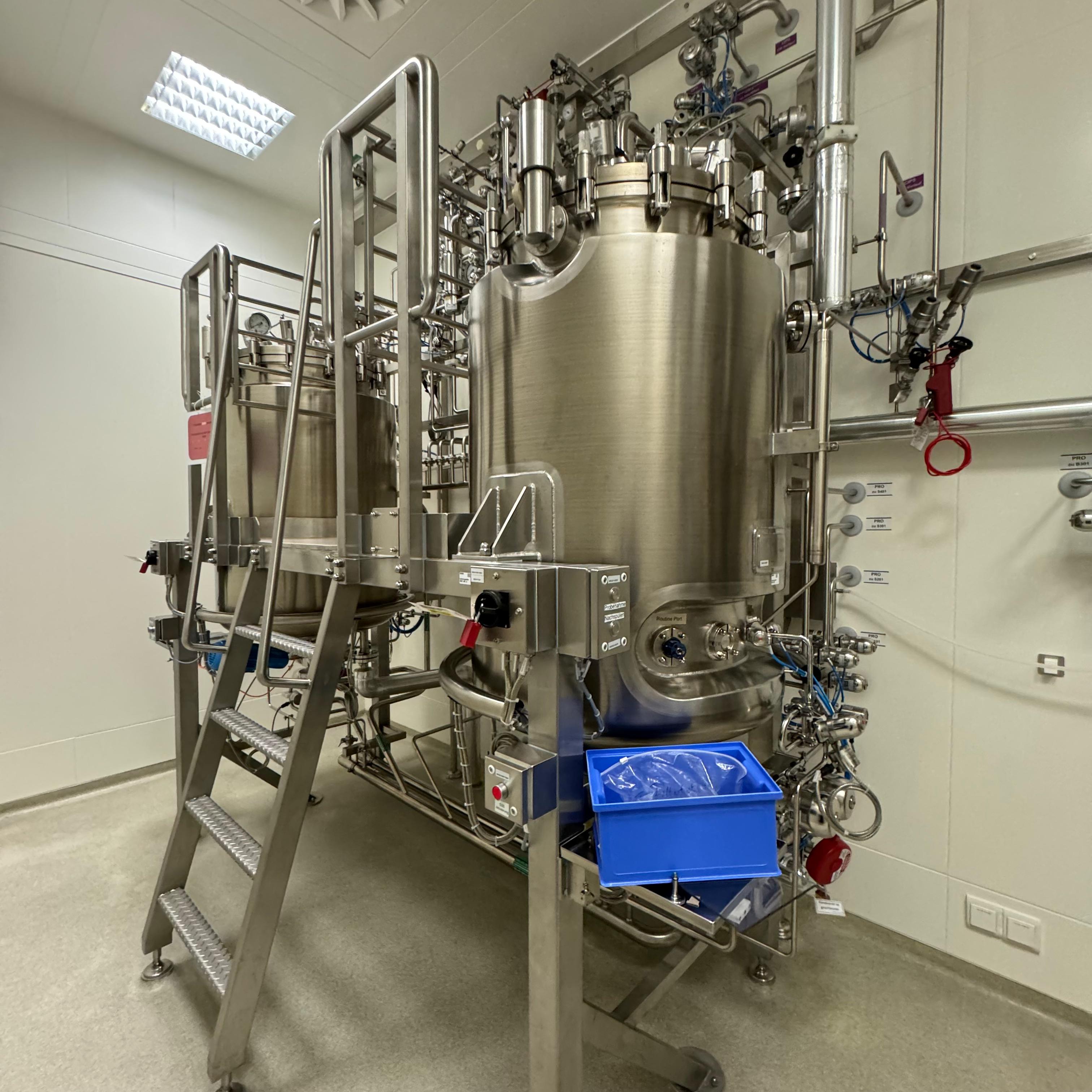 Used Harvest, Preparation, Inactivation Containers: 6 Permanently Piped Containers - GR013