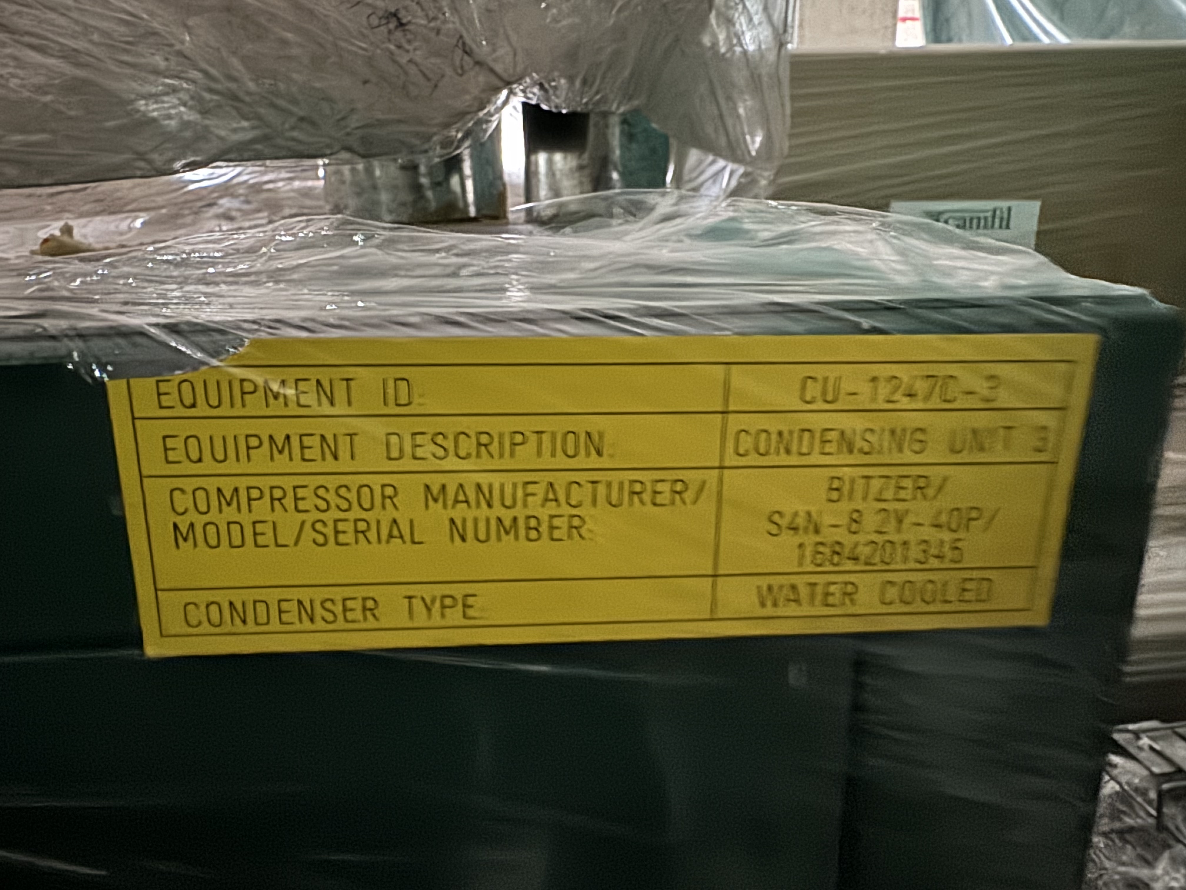 Used Freezer Room Condensing Unit - Bitzer