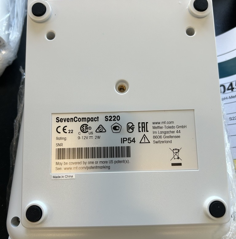 Used Ph Meter - Mettler Toledo - Sevencompact PH/ION S220 - BTH092, BTH093