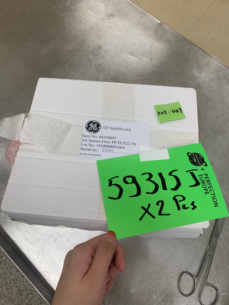 Used Air Sensor Flow PP FCP22-50 - GE Healthcare - X07.007