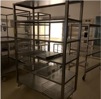 Used 1 Rack and 5 Baskets - 39.03.067.GR