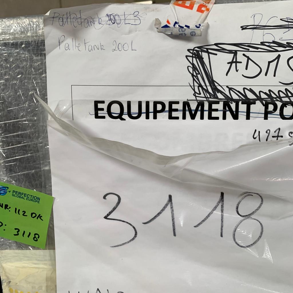 Used Pallet Tank 200L - Sartorius - DK3118