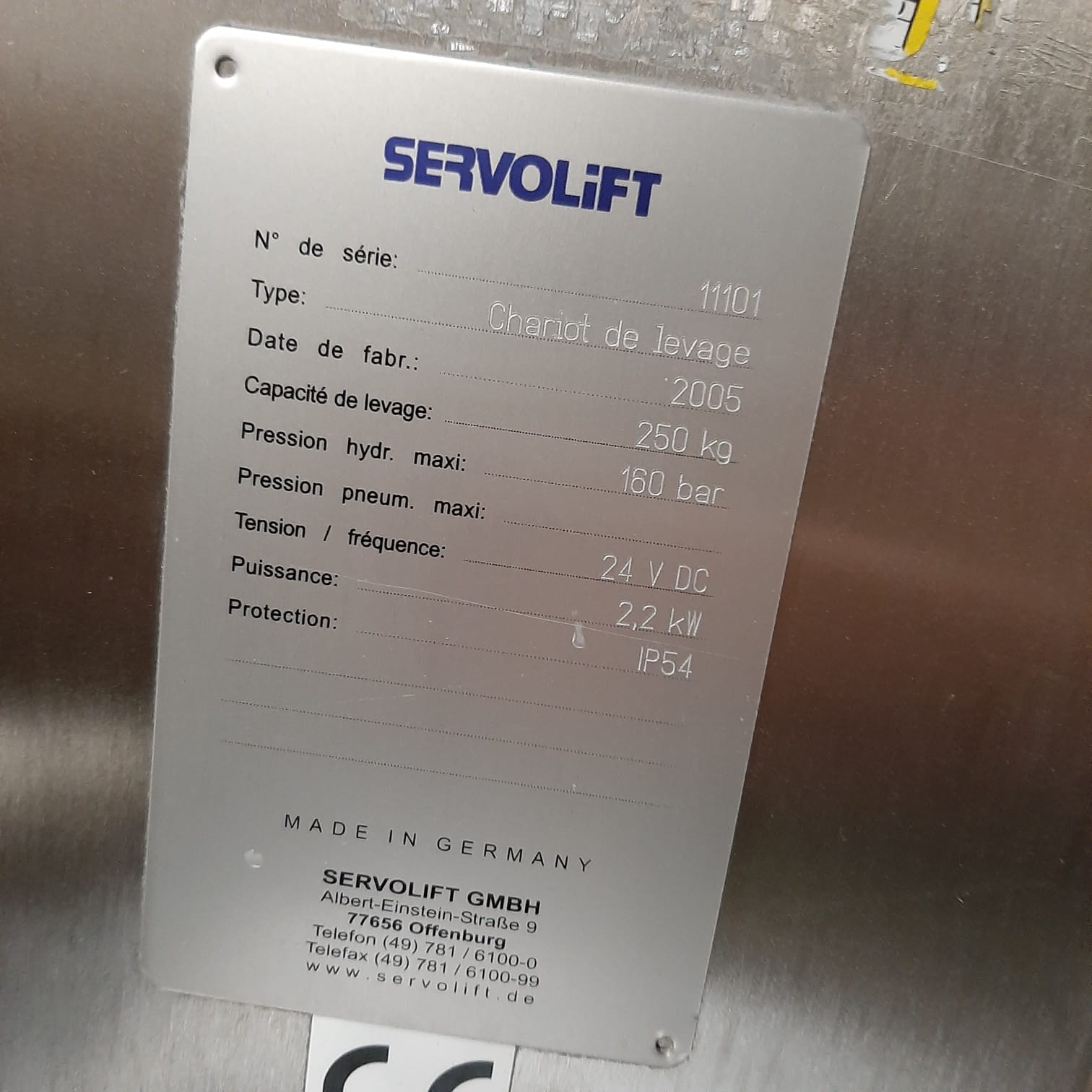 Used Lifting Trolley - 3277DK