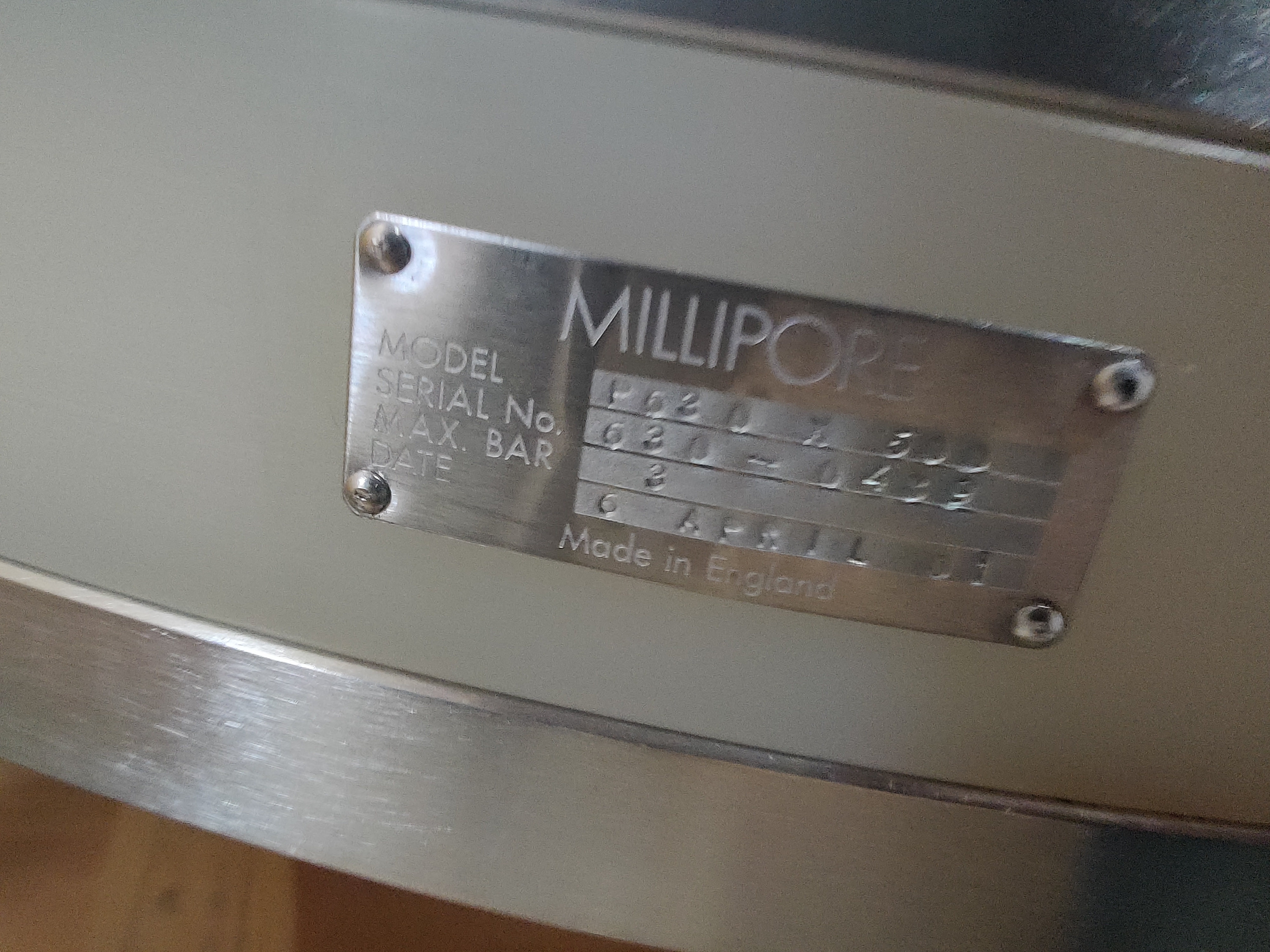 Used Chromatography - Millipore P62 - DK2231