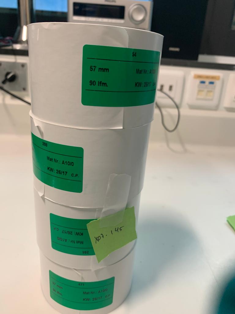 Used Self-Adhesive Paper - X07.145