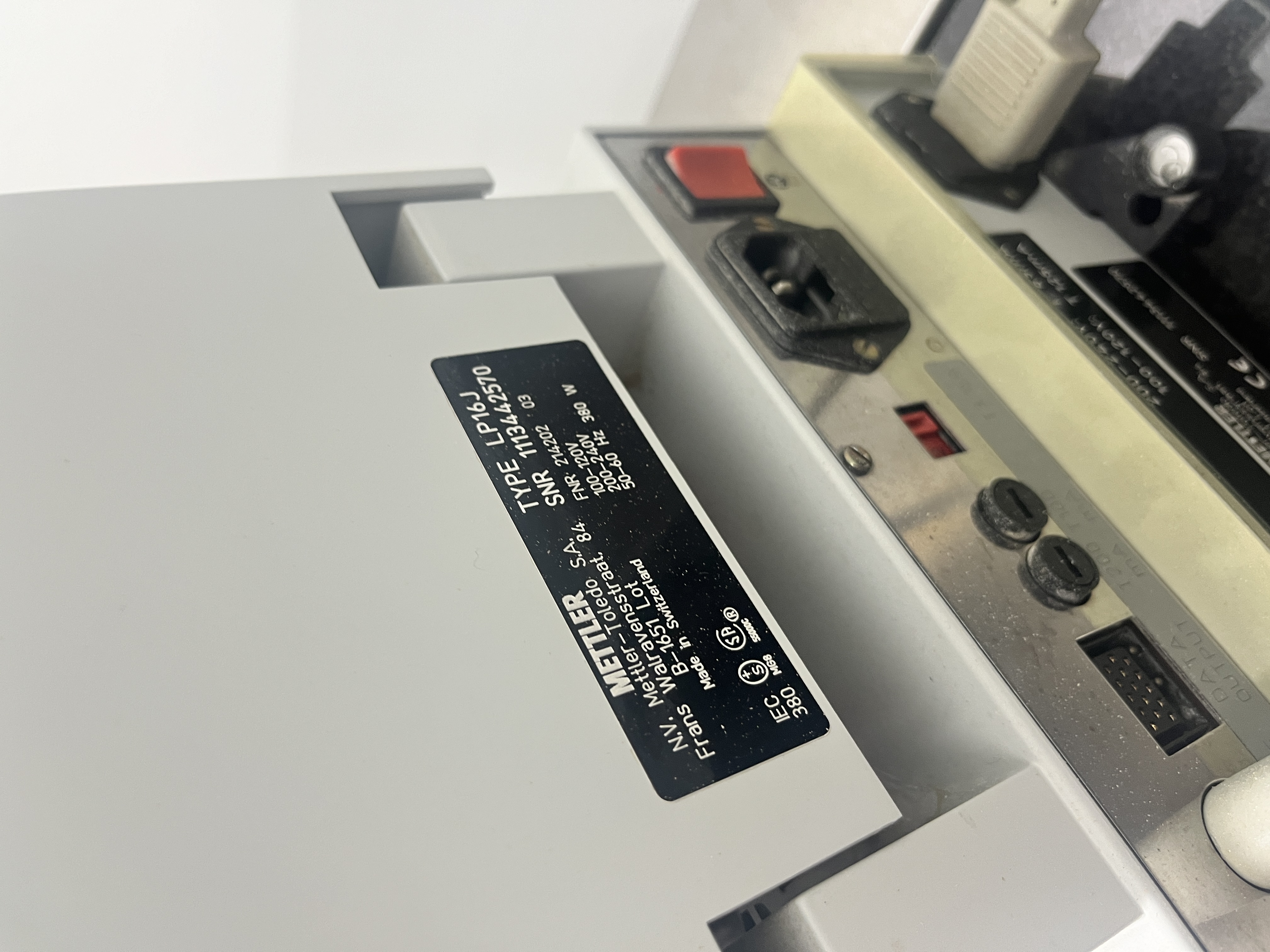 Used Balance - Mettler Toledo - LJ16 - S.01.012