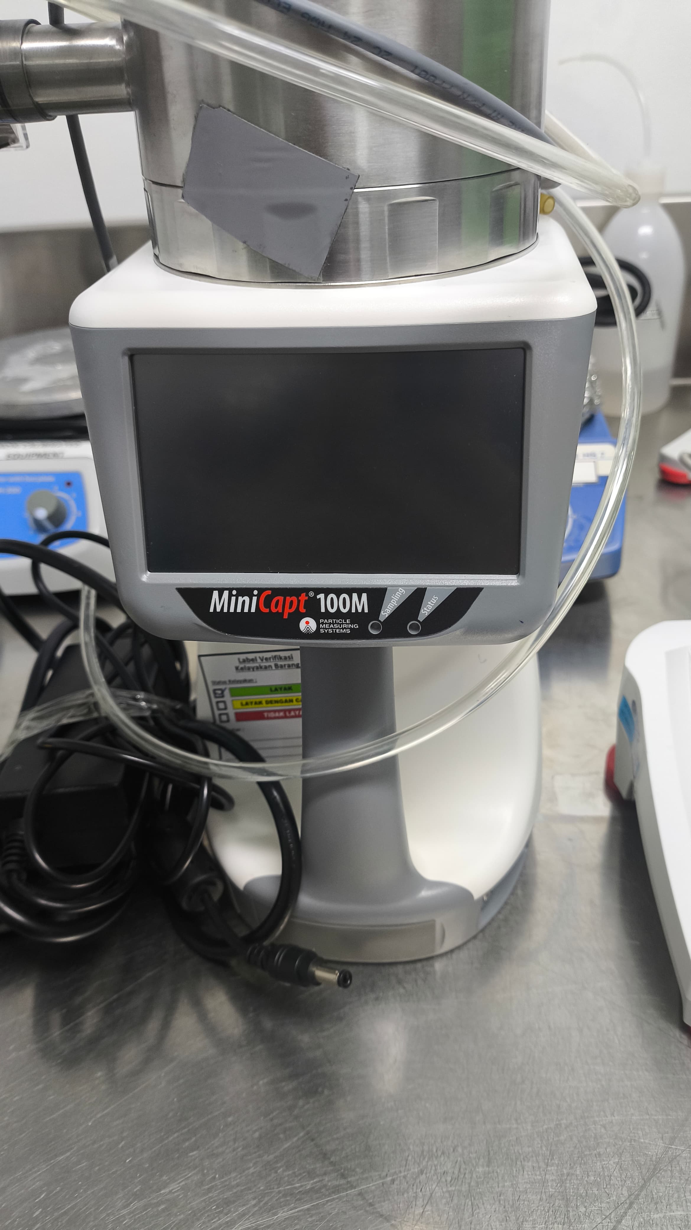 Used Air Sampler With Compressed Gas Kit - Minicapt100M - LC0165