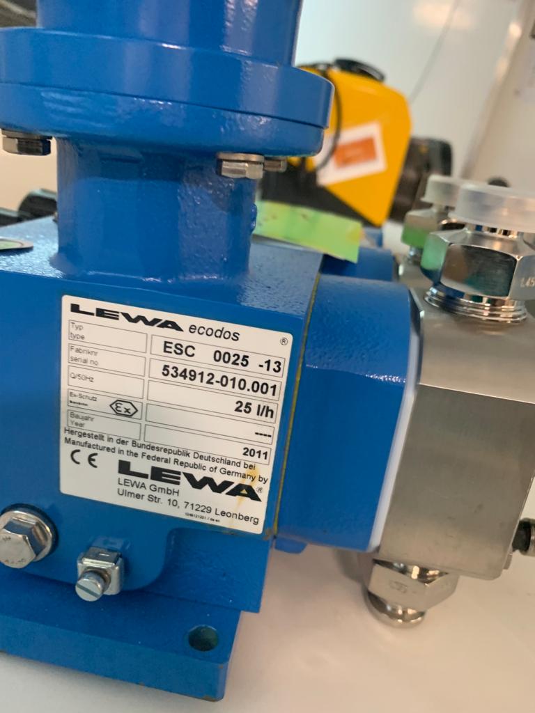 Used Diaphragm Metering Pump - Lewa Ecodos - X07.141