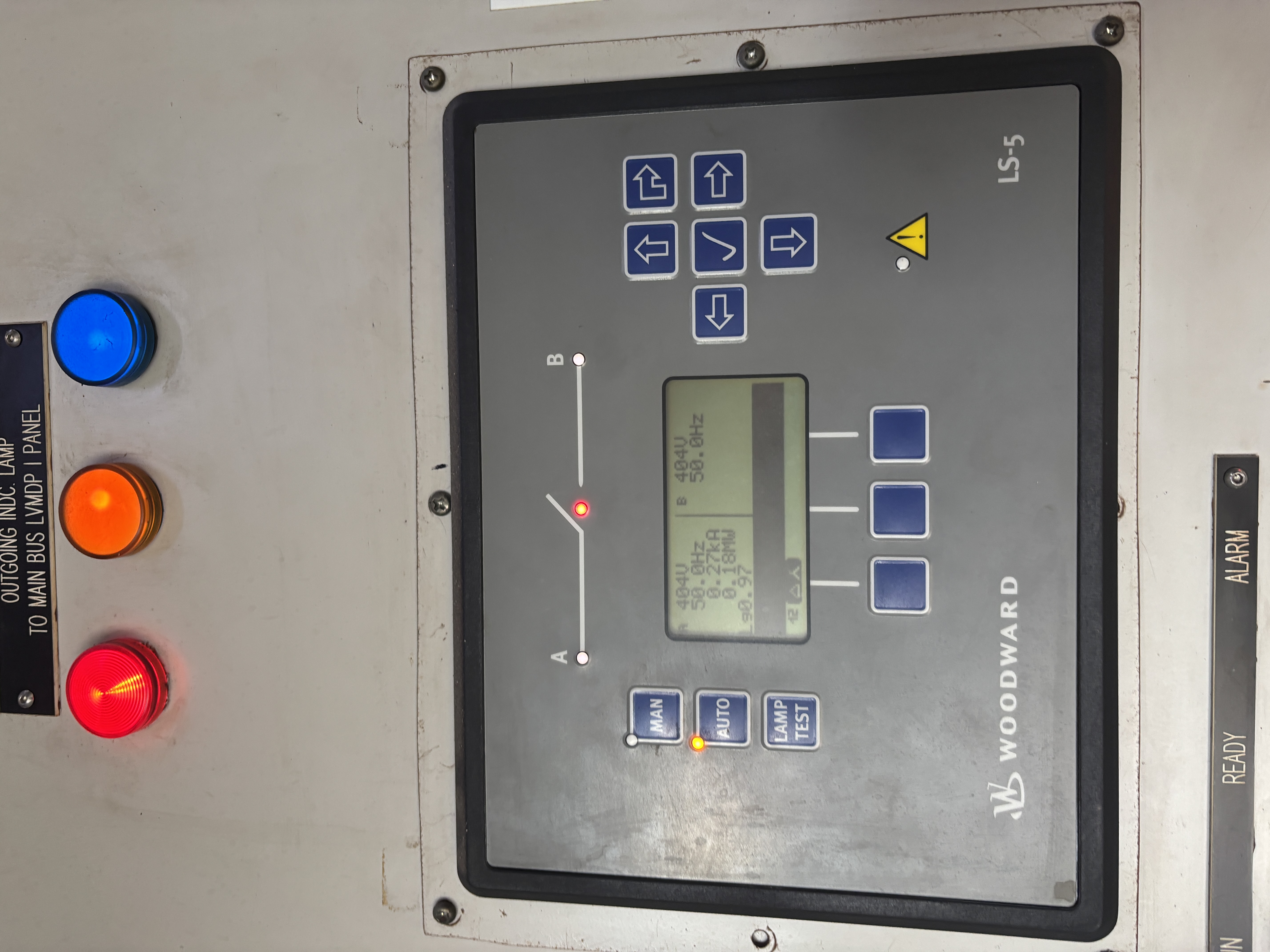Used Genset Control Panel - Woodward - LS-5 And Easygen 3000 - LC0198