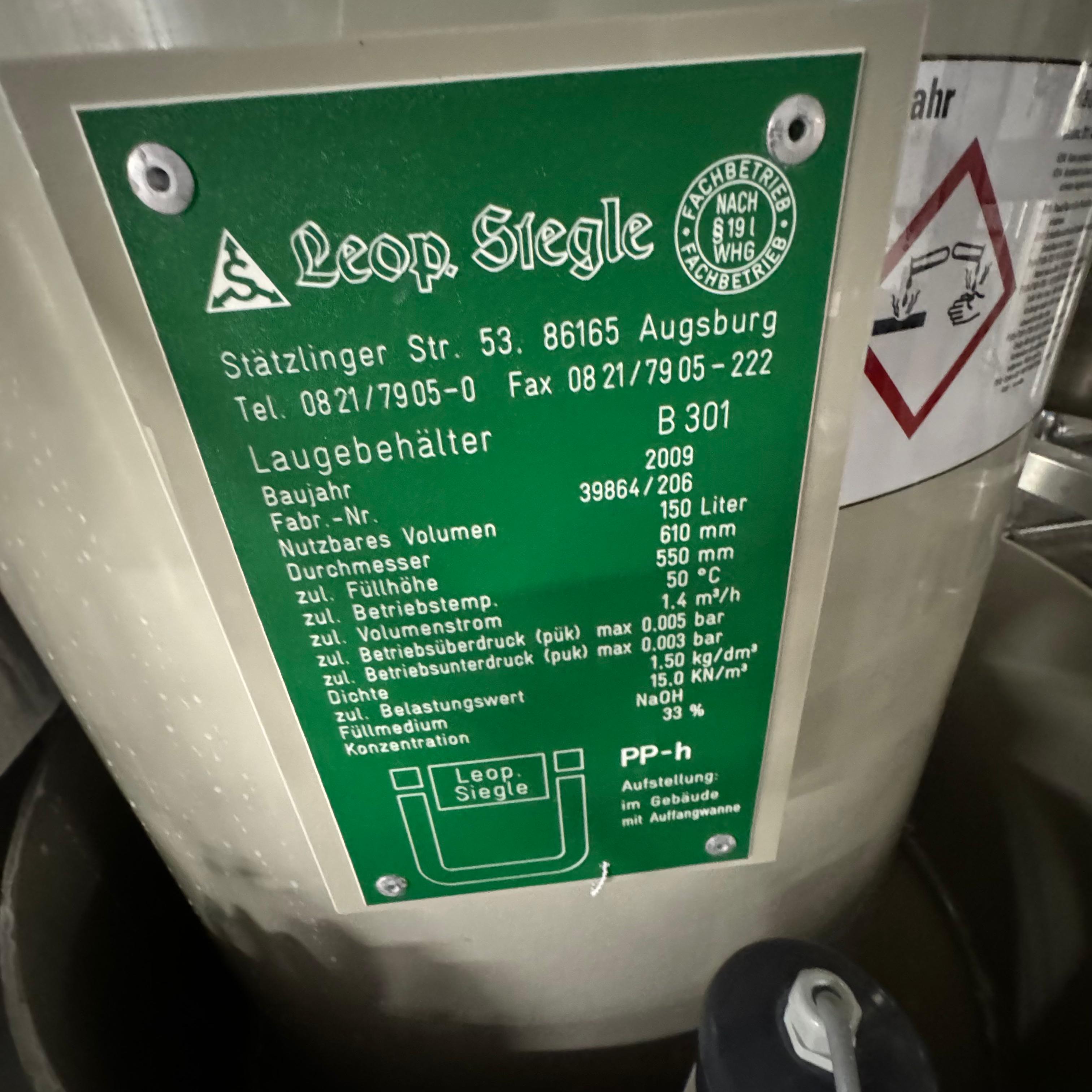 Used Cip Storage Tank - GR006