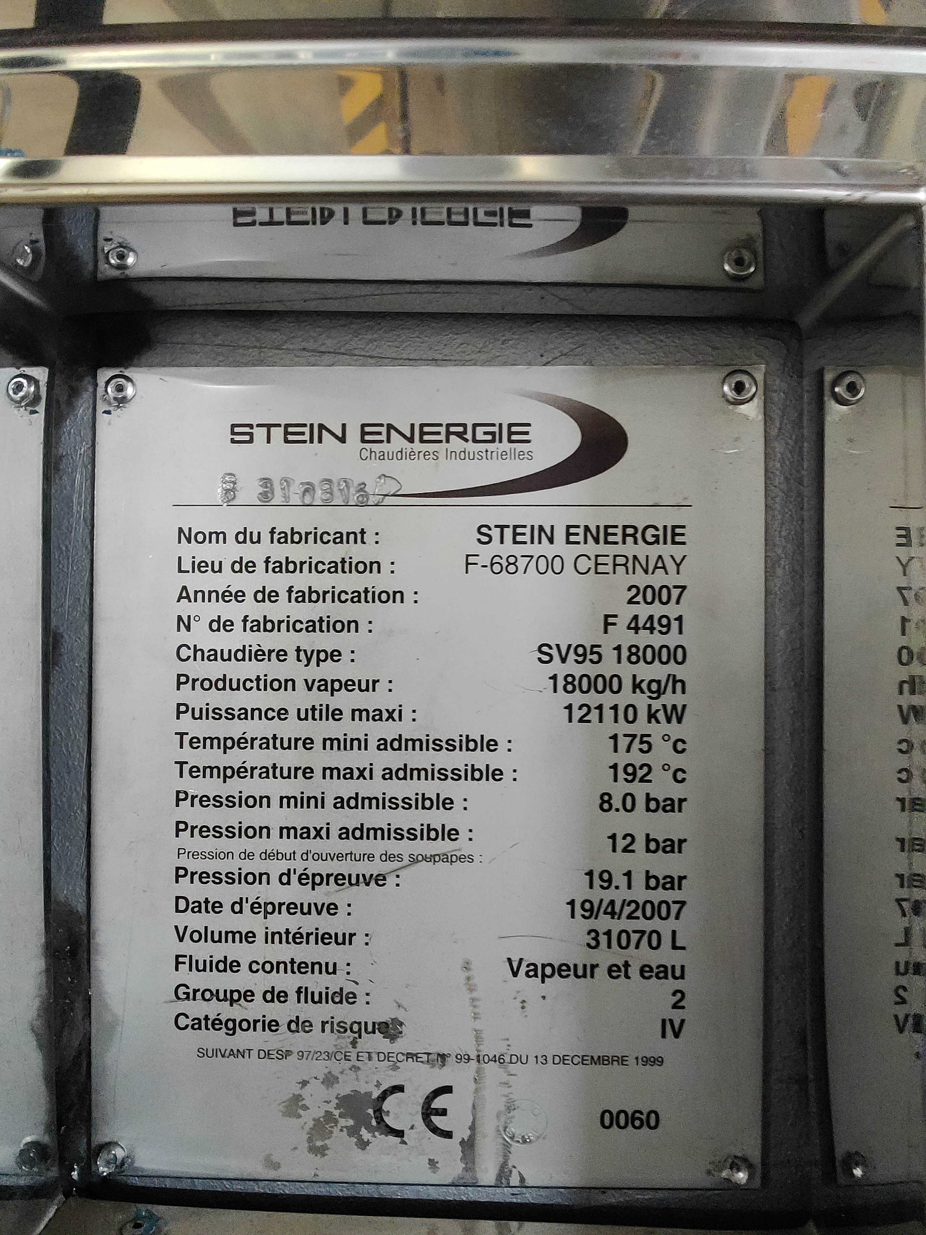 Used Heating System - Stein Energie - FR.005.GS