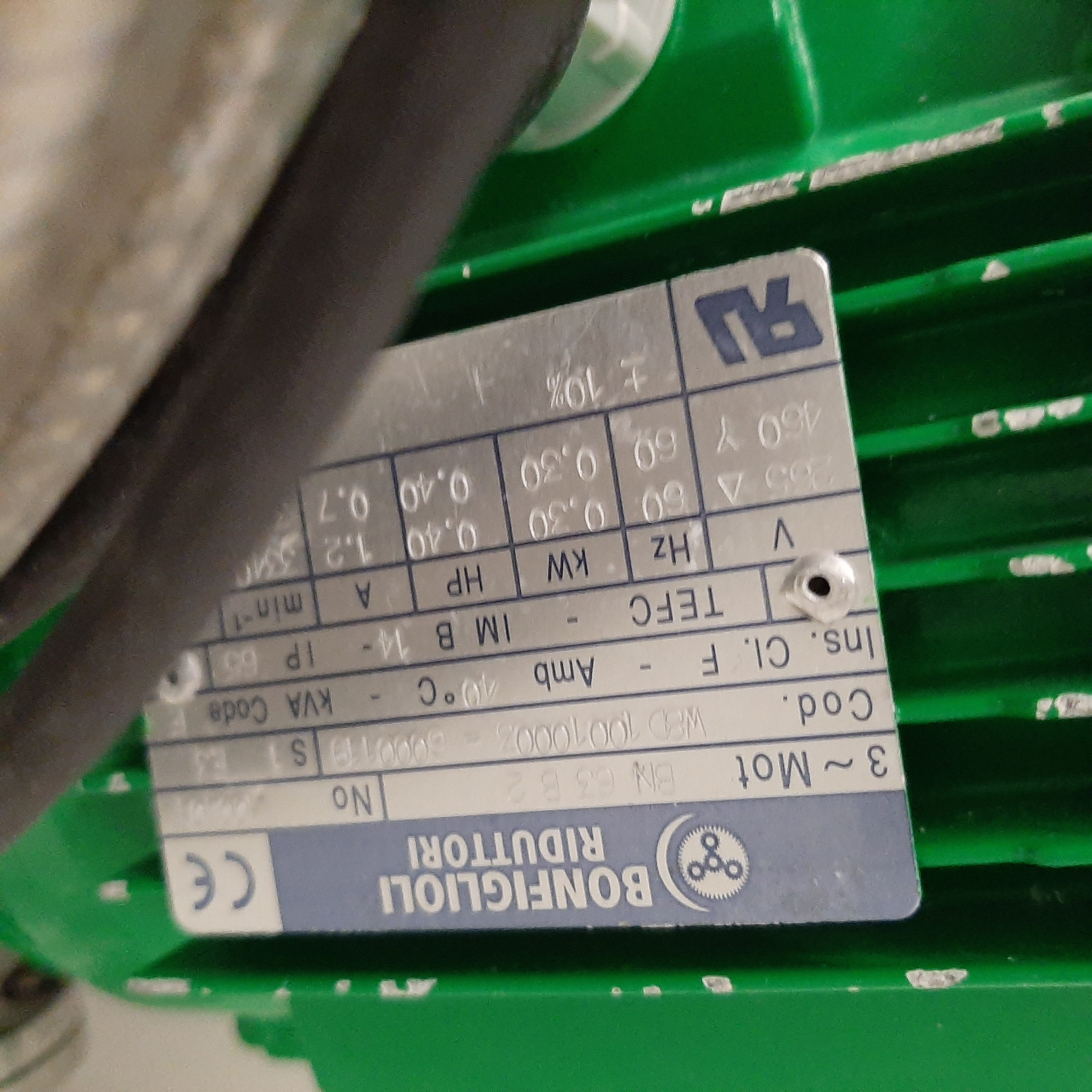 Used Motor Cuve - Bonfiglioli Riduttori - BN 63 B 2 - 59.06.012.GR