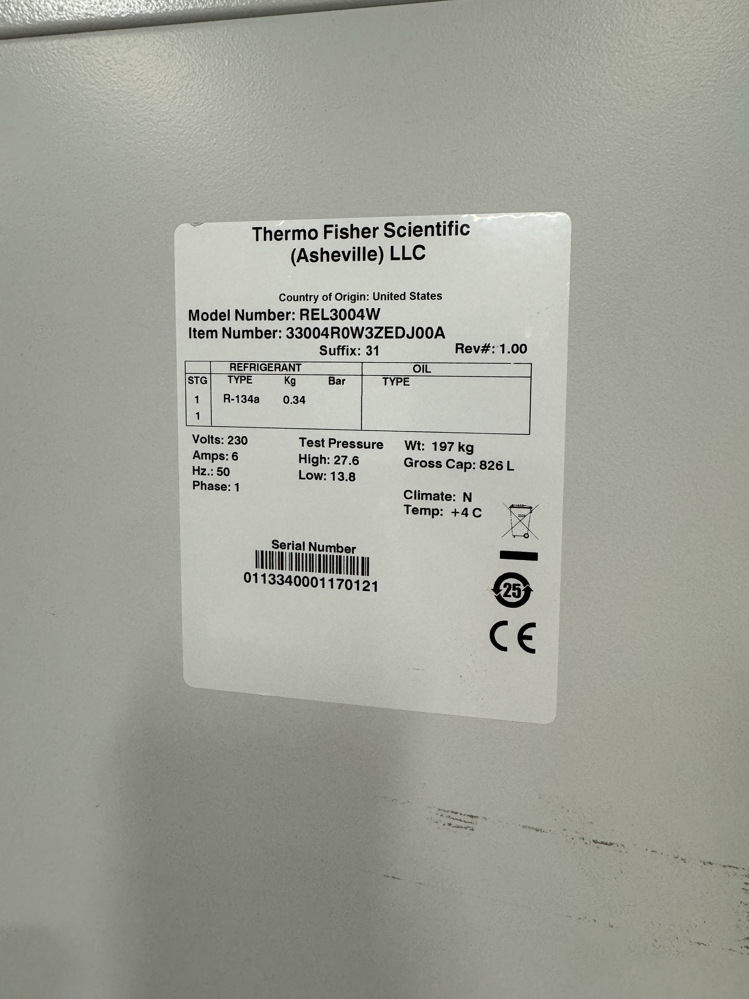 Freezer - Thermo Scientific