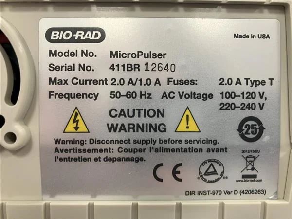 Used Electroporator - Bio-Rad - 46109
