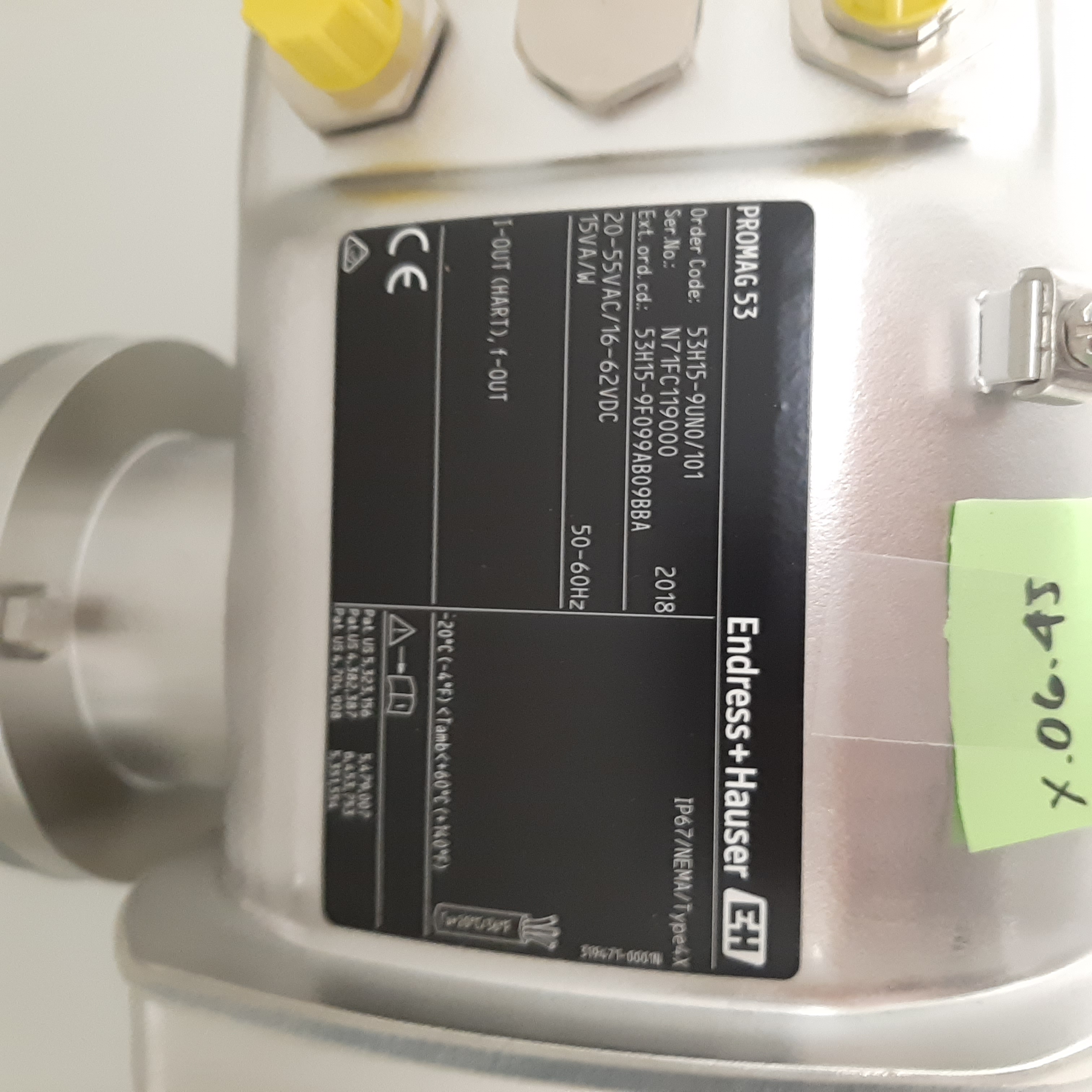 Used UF Pall - Endress Hauser - X.06.45