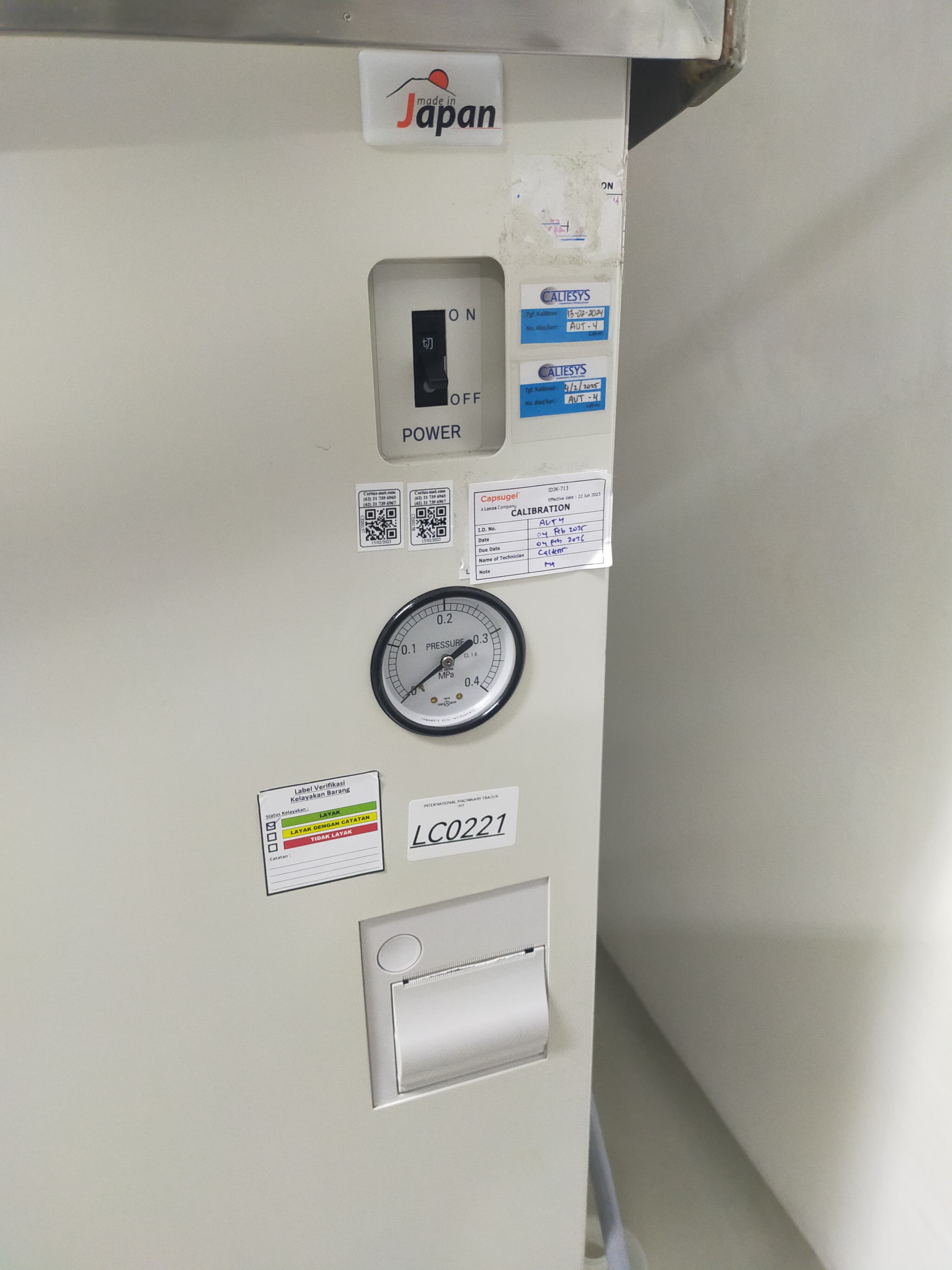 Used Autoclave - Hirayama - Hiclave Hv-110 - LC0221