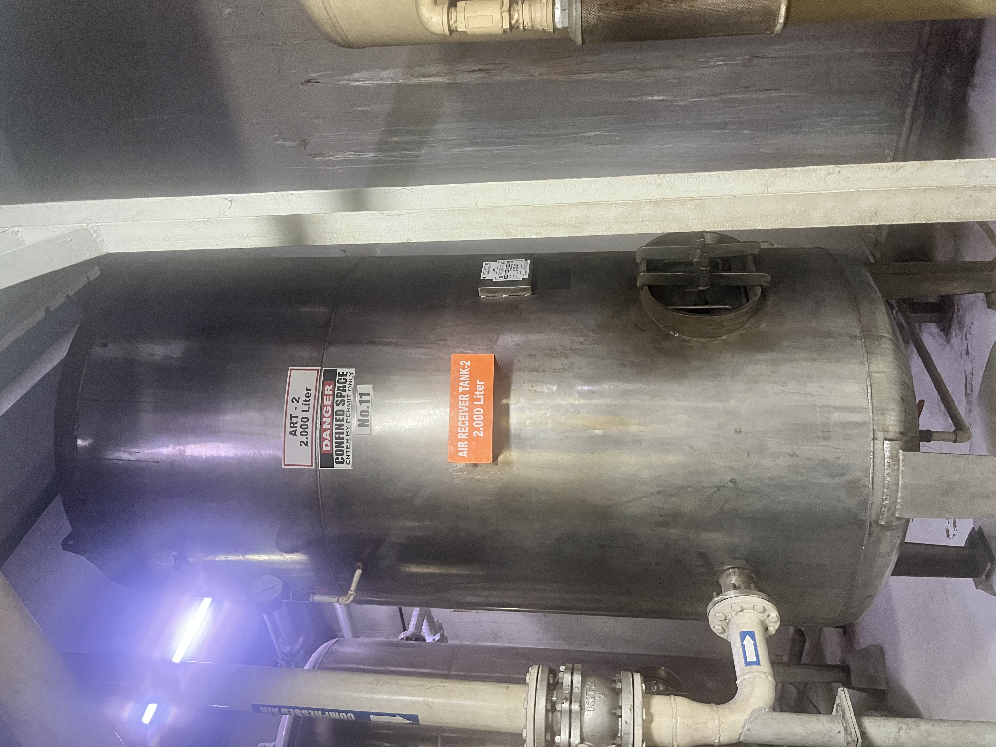 Used Air Receiver Tank - LC0182-1, LC0182-2