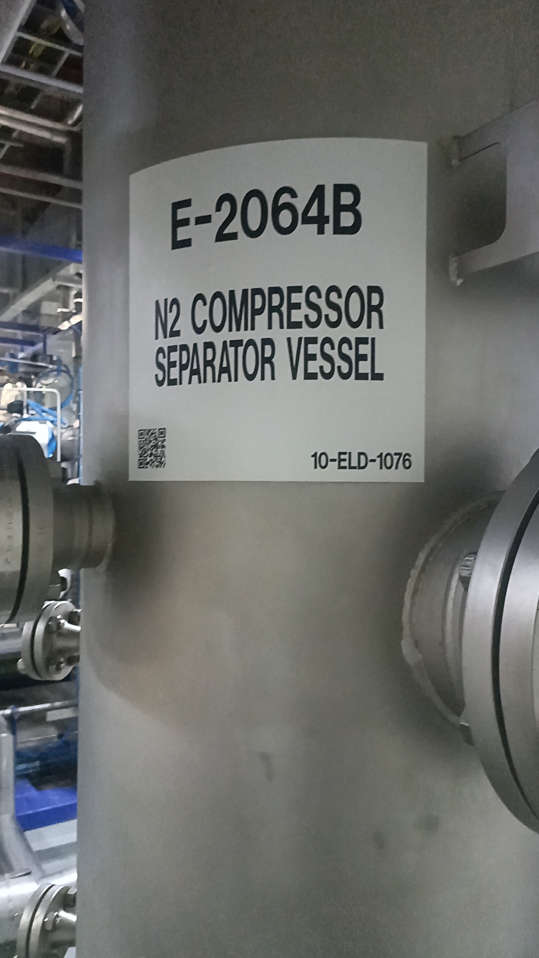 Used N2 Compressor Preseparator Vessel - Harald Uebers - SG067 