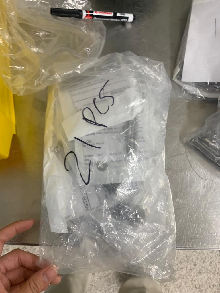 Used Stainless Steel Mounting Masterflex Kit - X07.095