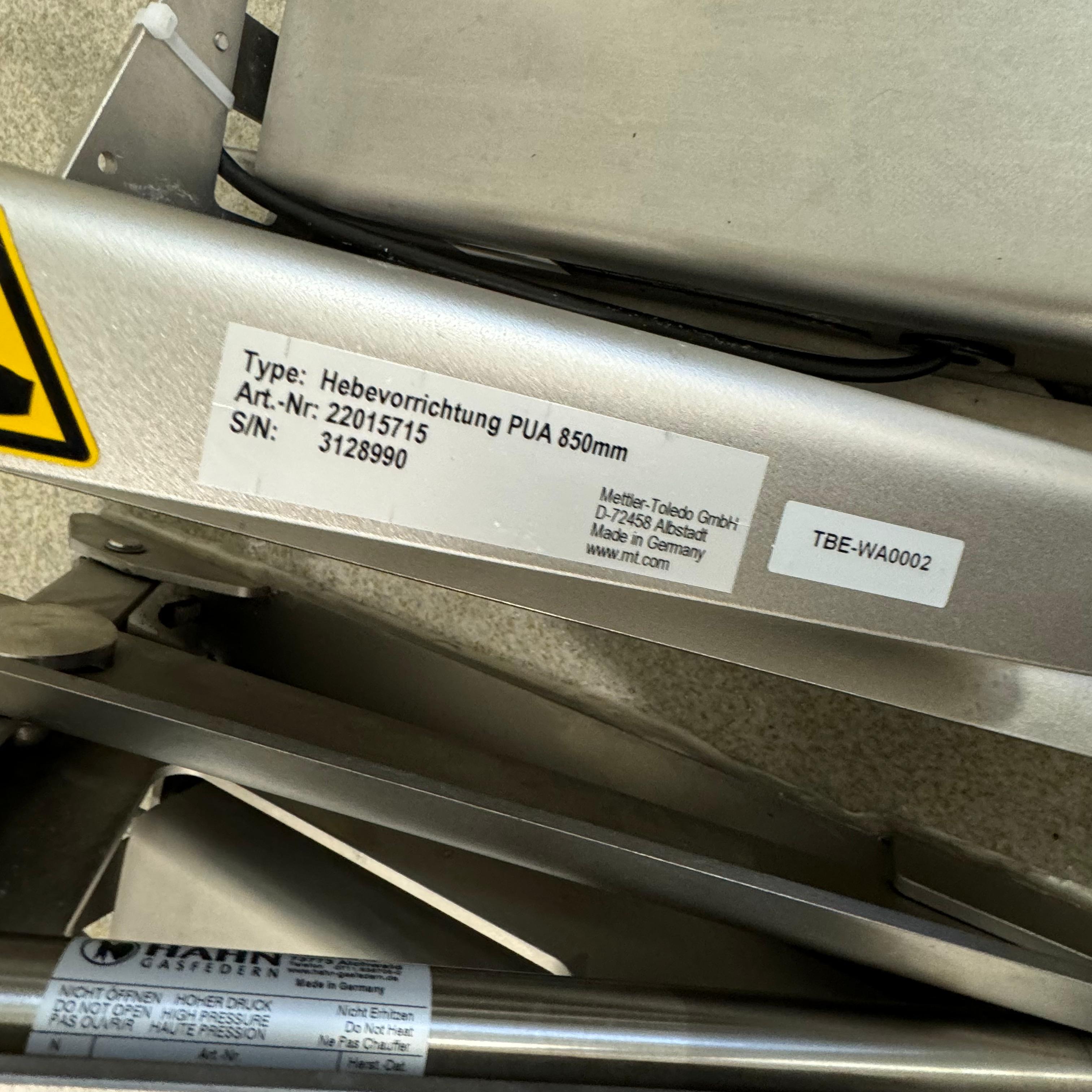 Used Floor Scale With Printer - Mettler Toledo - Hebevorrichtung Pua 850 MM - GR027