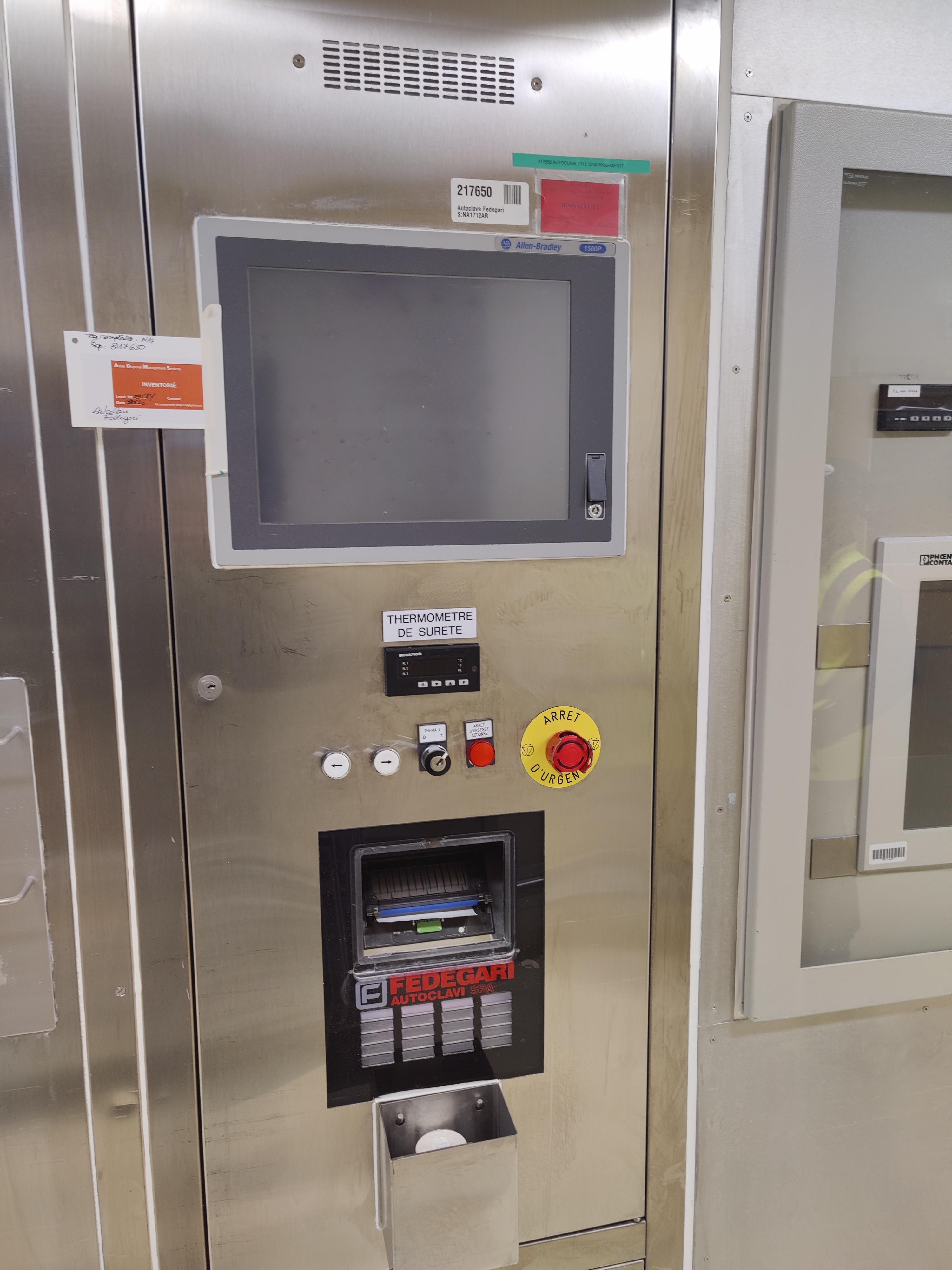 Used Autoclave-Fedegari-FOF3/Thema 4-A5992C