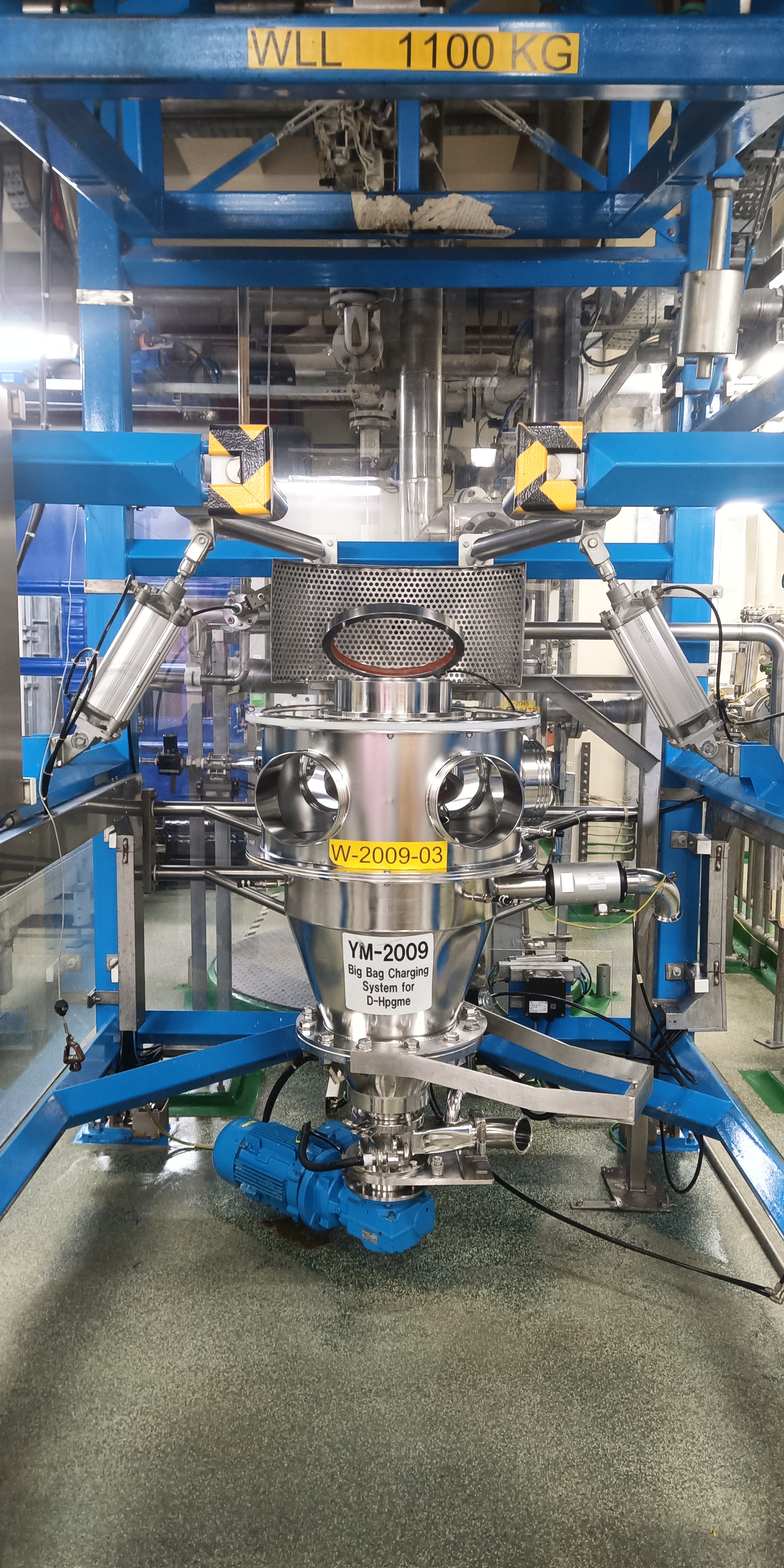 Used Big Bag Charging System For D-HPGME With Dust Container - Dietrich Engineering Consultants SA - SG053