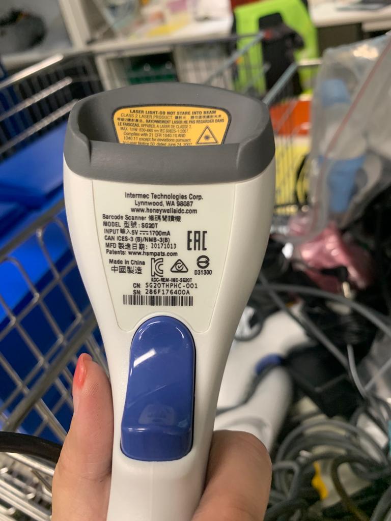 Used Barcode Scanner - Intermec SG20T & Symbol LS4208 - X07.039