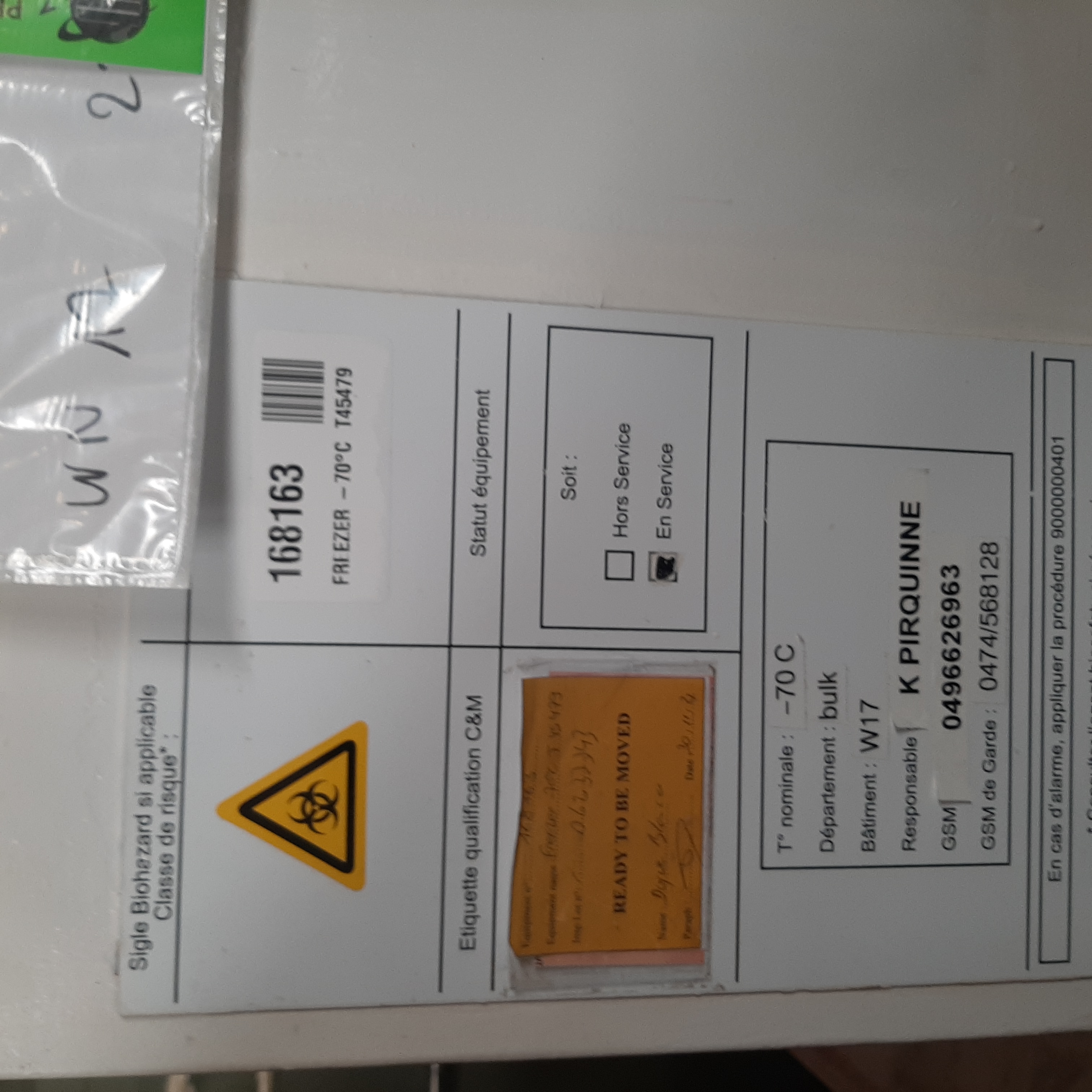 Used Freezer - New Brunswick Scientific - DK183