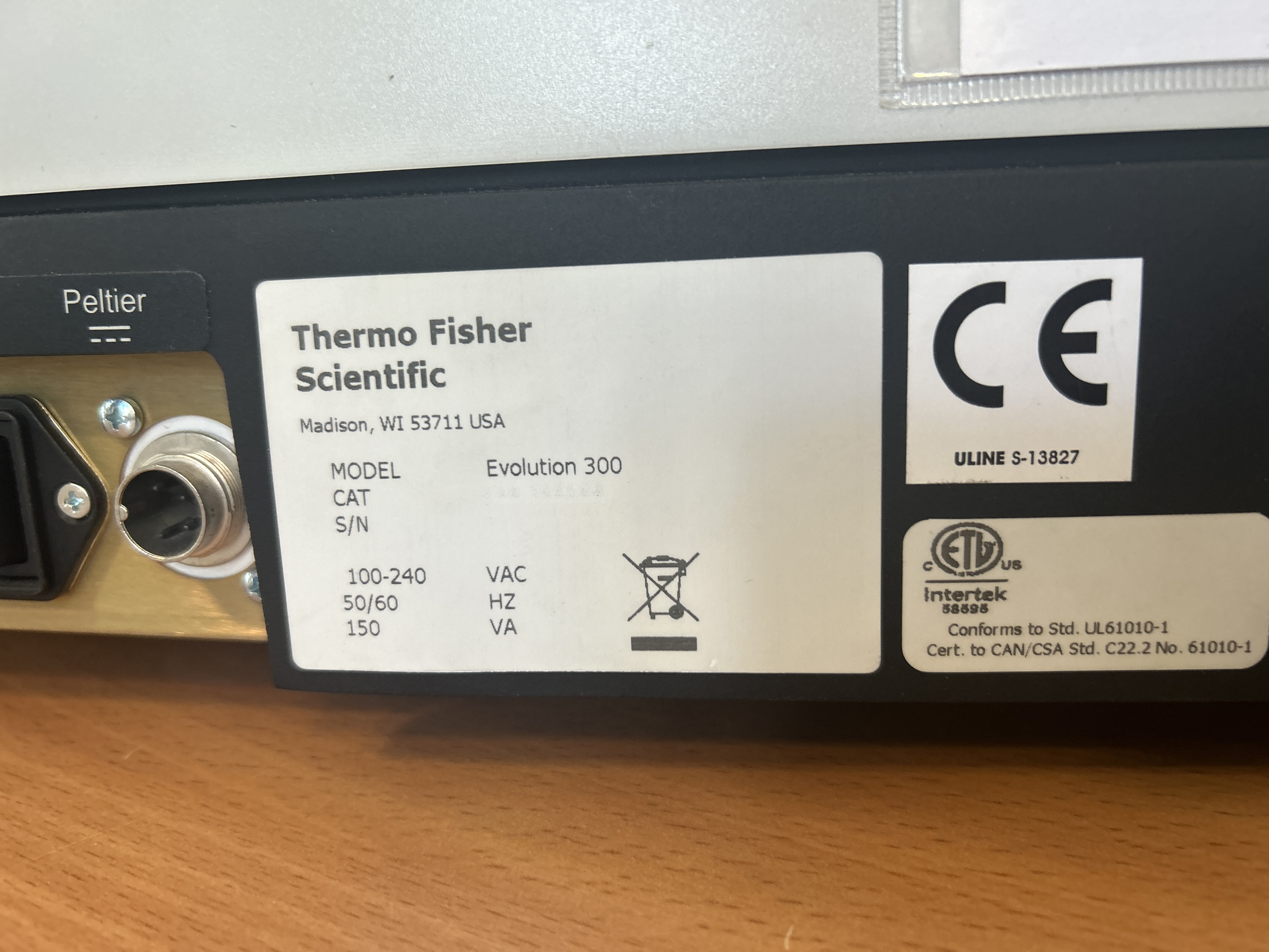 Used Spectrometer - Thermo Fisher - UV Vis Evolution 300 - BTH026