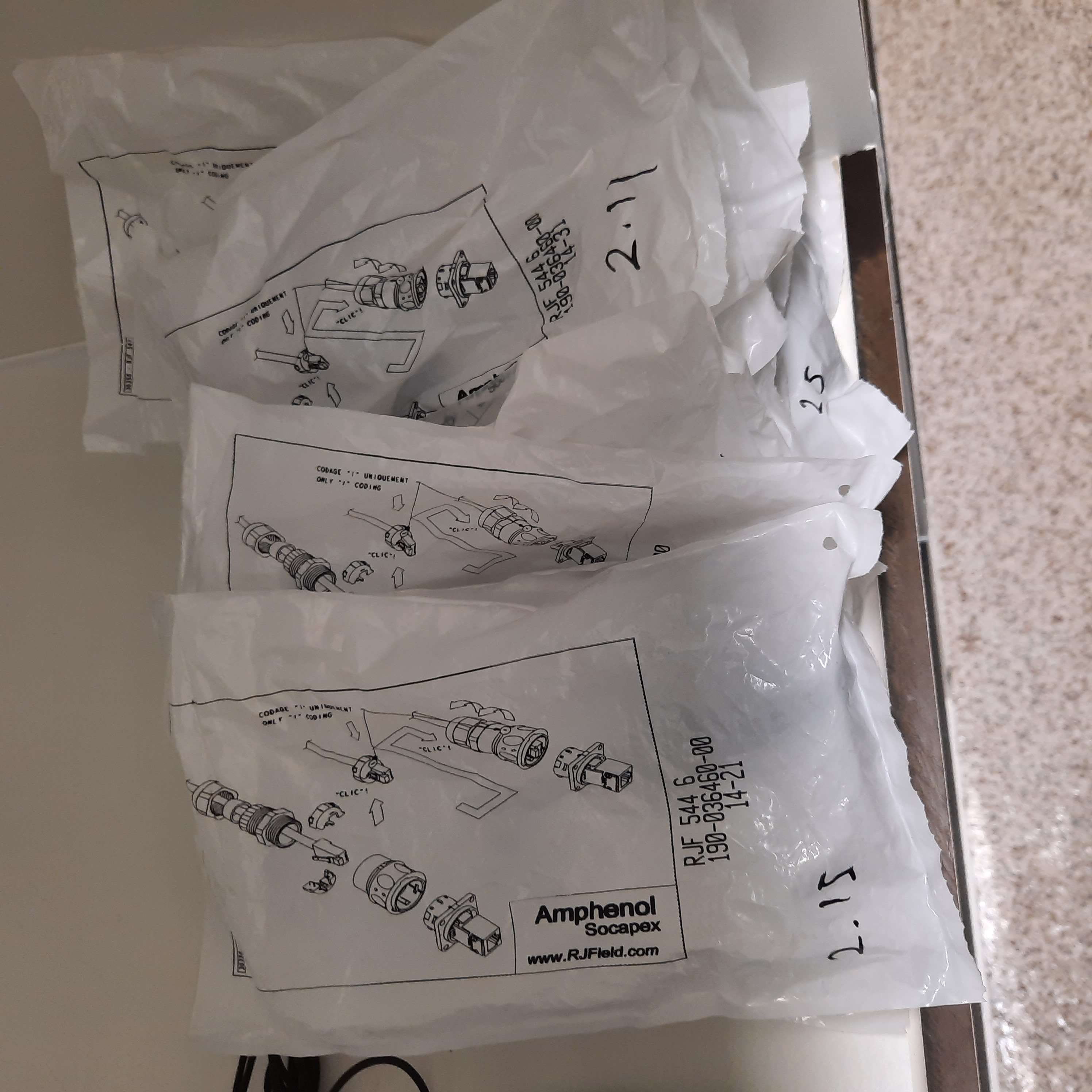 Used 6 Bags/Pack Of Lasair III Particle Counter Spareparts - X.06.245