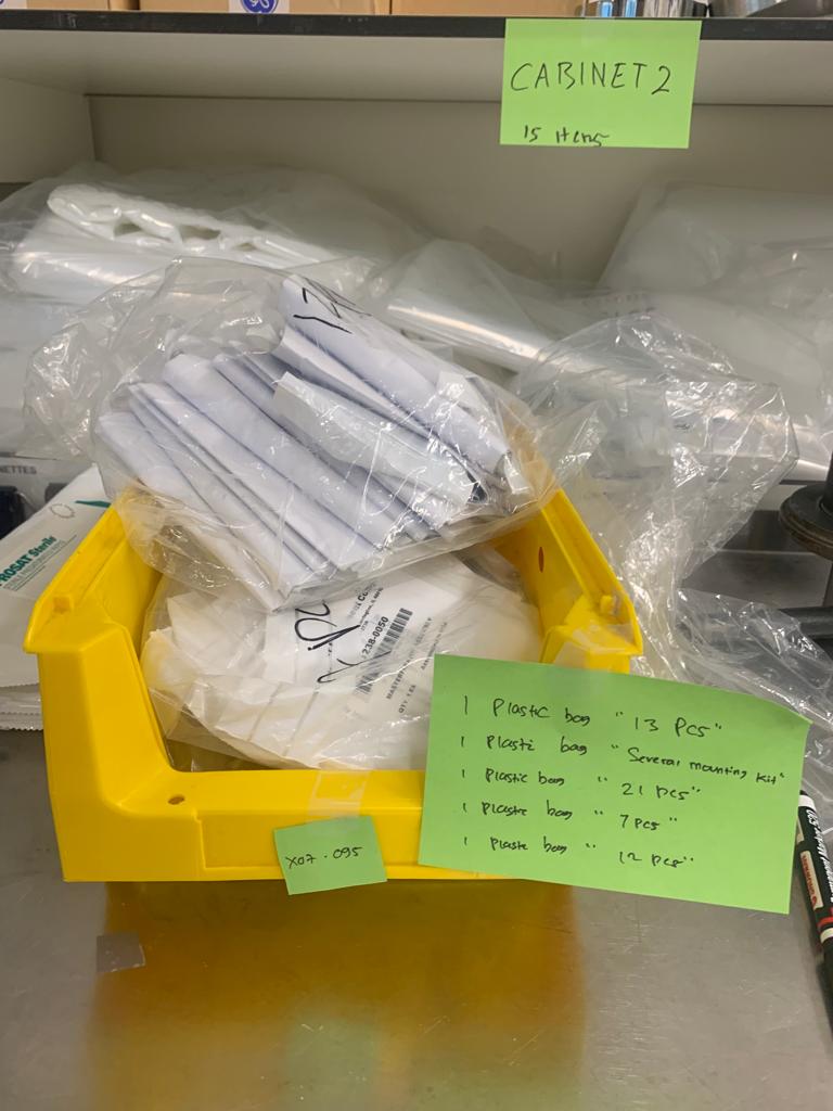 Used Stainless Steel Mounting Masterflex Kit - X07.095