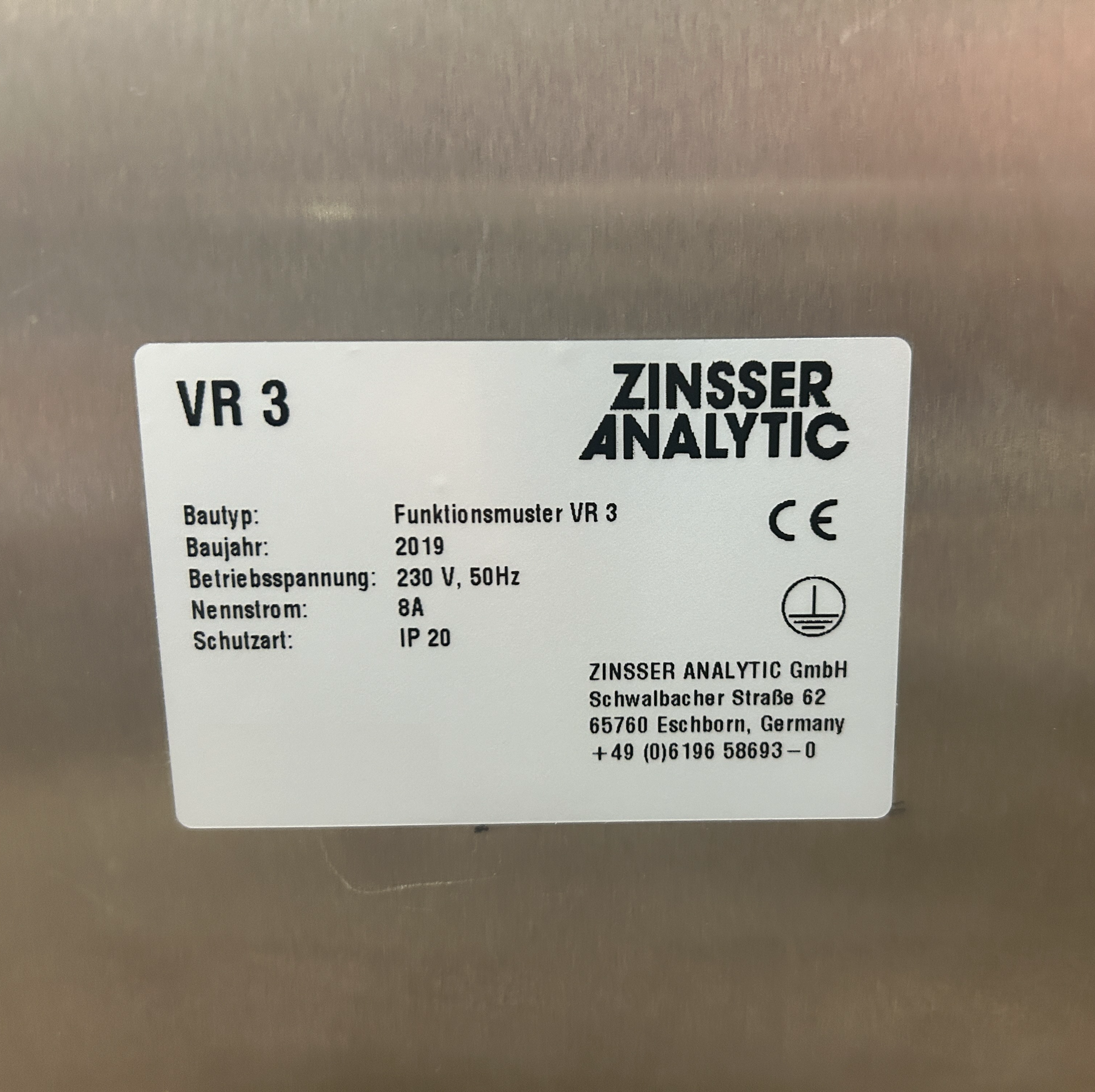 Used Liquid Handling Robot - Zinsser Analytic - VR 3 - BTH197