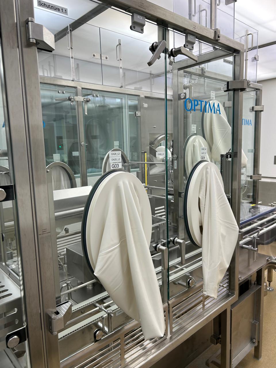 Used Syringe, Cartridge and Vial Filling line - Optima - SV125