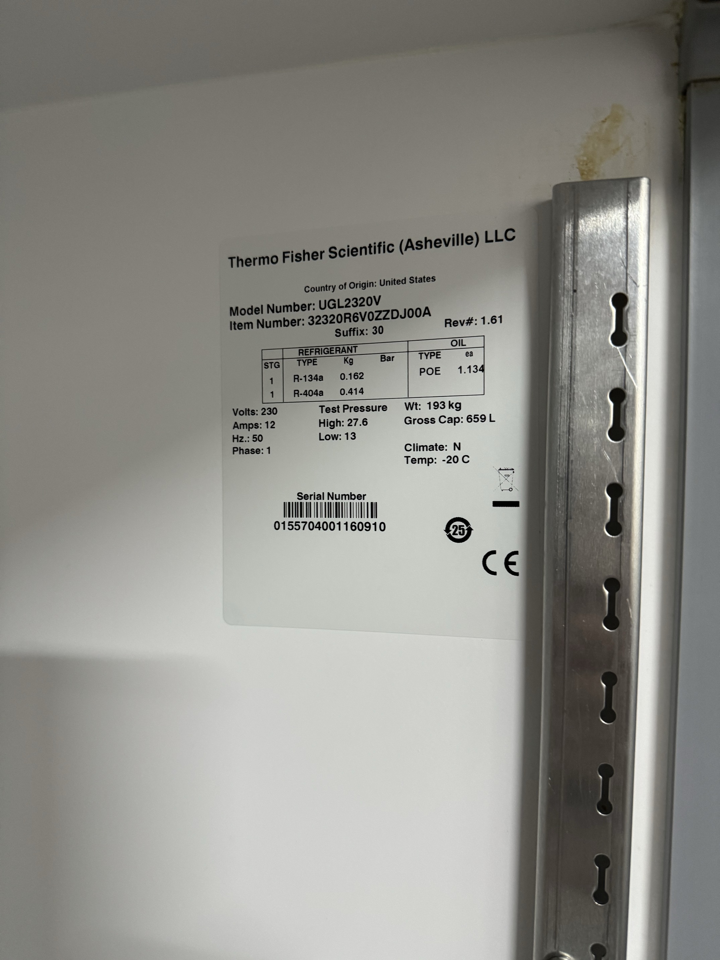 Freezer - Thermo Scientific