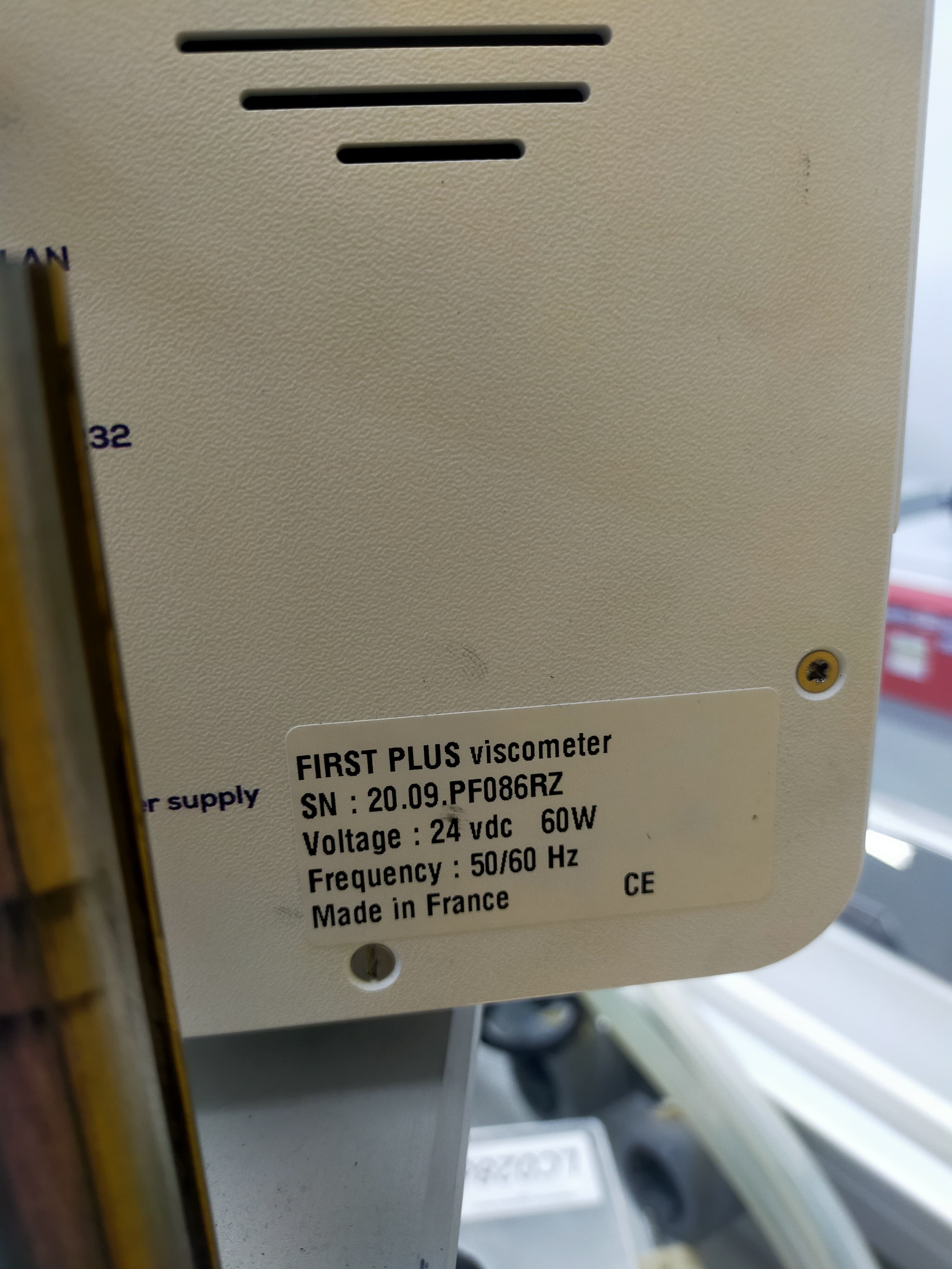 Used Viscometer - Lamy Rheology - First Plus - LC0286