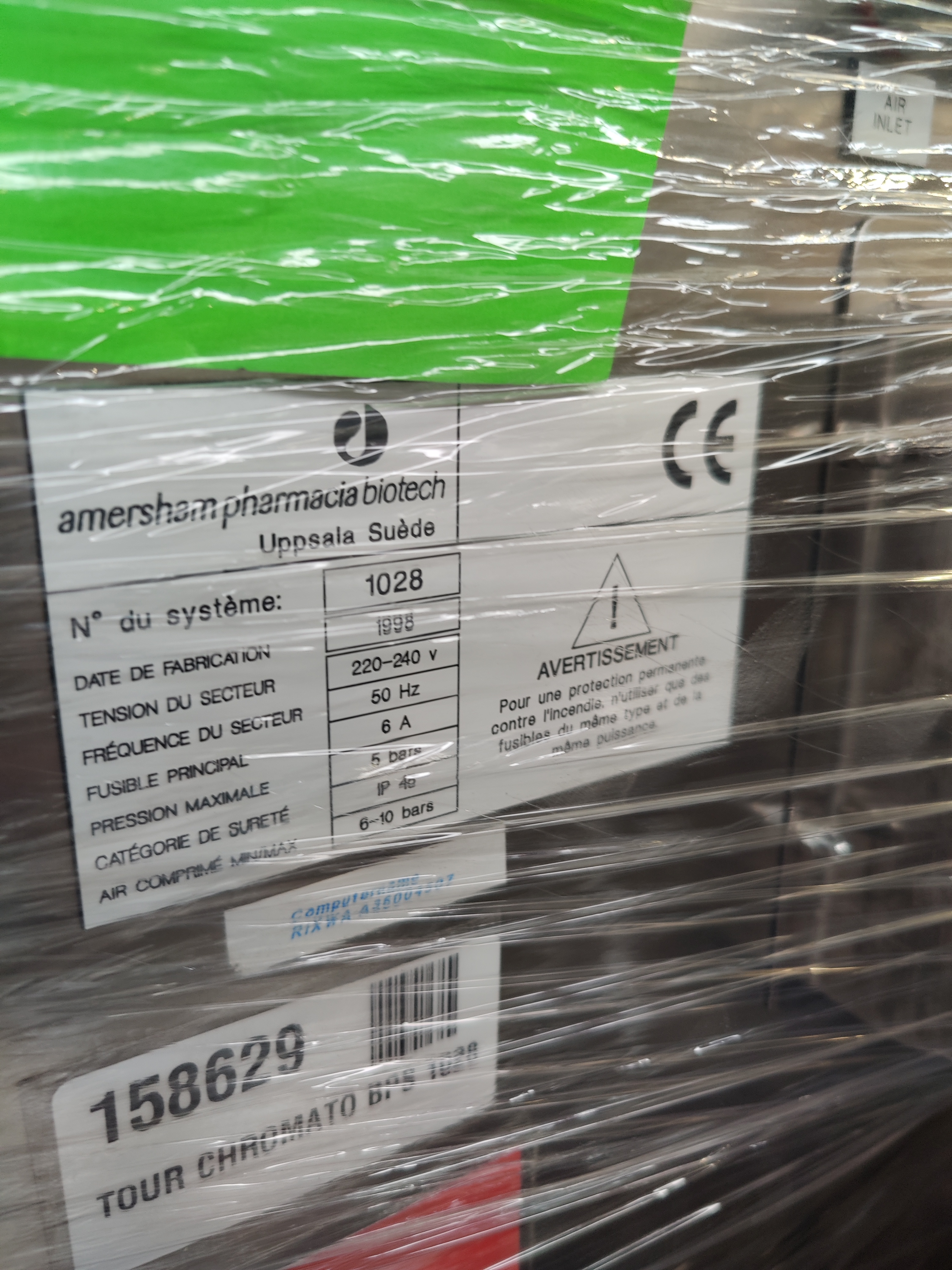 Used Chromatography Tower - BPS 1028 - DK2690