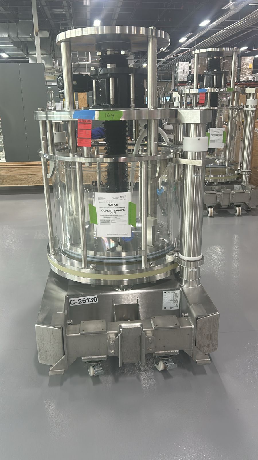 Used Chromatography Column - Ge Healthcare - Axichrom 800/300 - C-26130